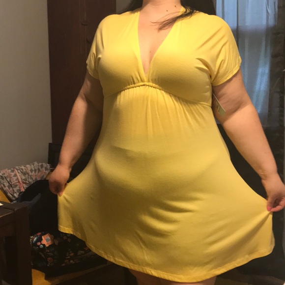 Yellow summer dress or nightie. Size XXL. NWT - Picture 1 of 2